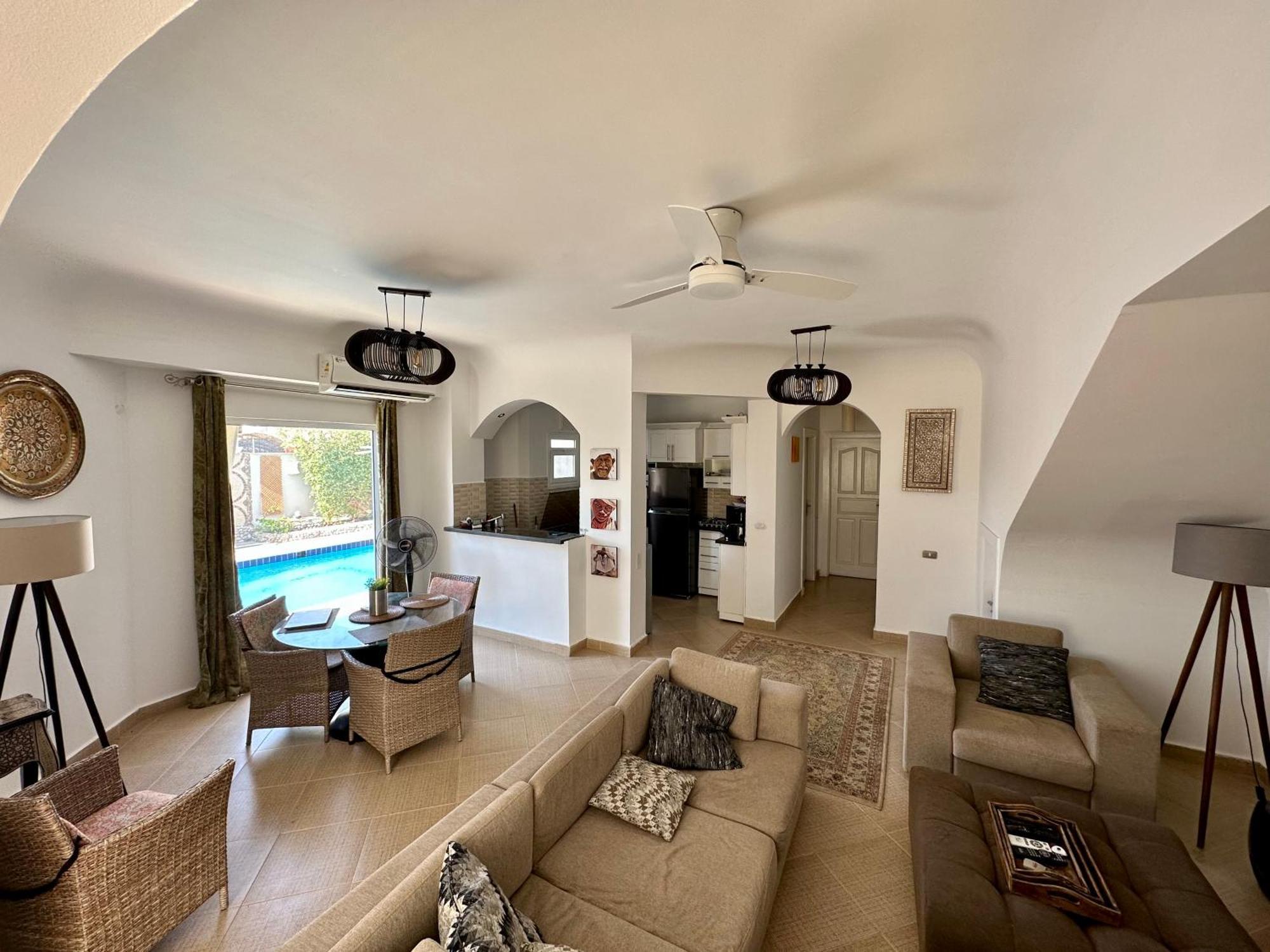 Ground Floor Apartment In Villa With Private Pool And Private Garden Hurgada Dış mekan fotoğraf